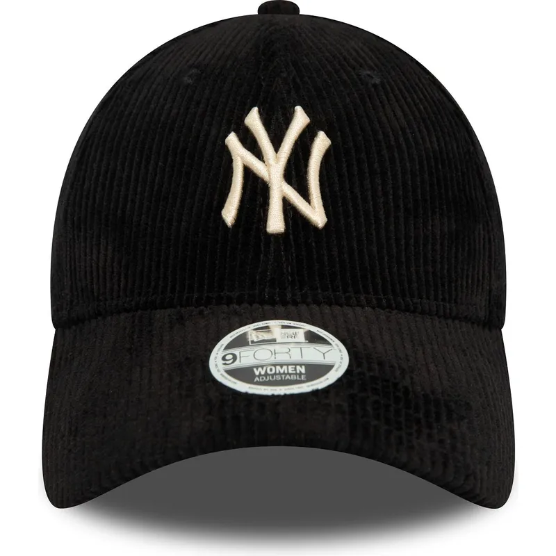 petten-gebogen-zwart-verstelbaar-9forty-cord-van-new-york-yankees-mlb-van-new-era petten-gebogen-zwart-verstelbaar-9forty-cord-van-new-york-yankees-mlb-van-new-era
