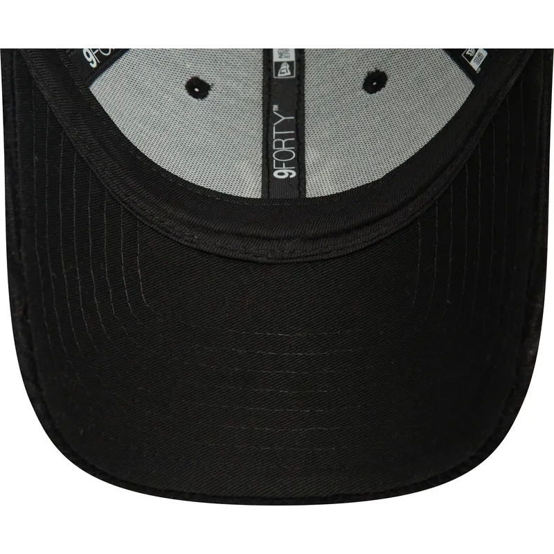 petten-gebogen-zwart-verstelbaar-9forty-cord-van-new-york-yankees-mlb-van-new-era petten-gebogen-zwart-verstelbaar-9forty-cord-van-new-york-yankees-mlb-van-new-era
