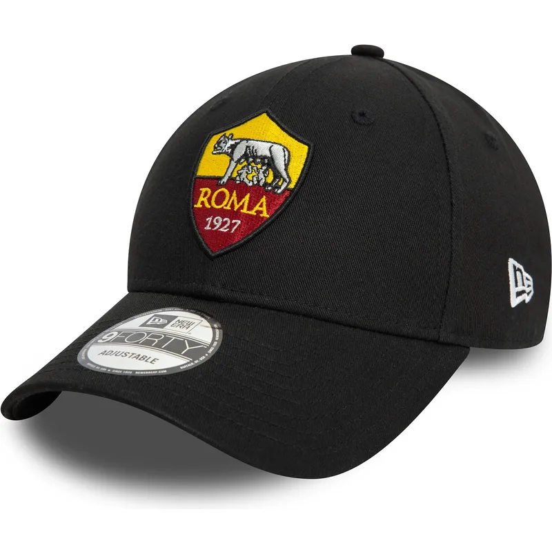 petten-gebogen-zwart-verstelbaar-9forty-core-van-associazione-sportiva-roma-serie-a-van-new-era