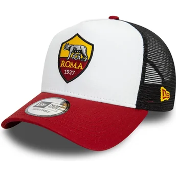 Petten gebogen meerkleurig snapback 9FORTY E Frame Core van Associazione Sportiva Roma Serie A van New Era