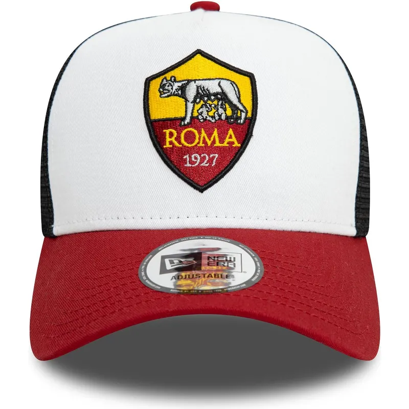 petten-gebogen-meerkleurig-snapback-9forty-e-frame-core-van-associazione-sportiva-roma-serie-a-van-new-era