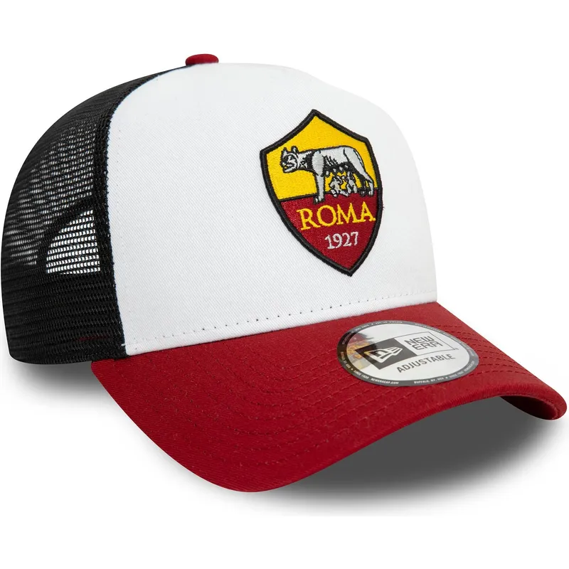 petten-gebogen-meerkleurig-snapback-9forty-e-frame-core-van-associazione-sportiva-roma-serie-a-van-new-era