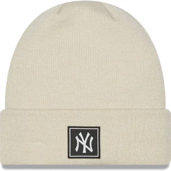 Mutsen beige Team Cuff van New York Yankees MLB van New Era