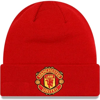 Mutsen rood Core Cuff van Manchester United Football Club Premier League van New Era