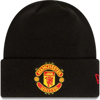 Mutsen zwart Core Cuff van Manchester United Football Club Premier League van New Era