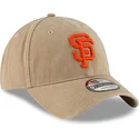 petten-gebogen-beige-verstelbaar-9twenty-core-classic-van-san-francisco-giants-mlb-van-new-era
