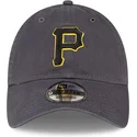 petten-gebogen-grijs-verstelbaar-9twenty-core-classic-van-pittsburgh-pirates-mlb-van-new-era