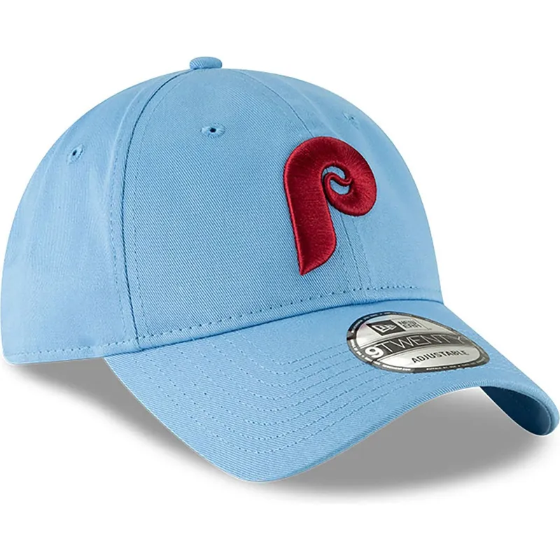 petten-gebogen-blauw-verstelbaar-9twenty-core-classic-van-philadelphia-phillies-mlb-van-new-era
