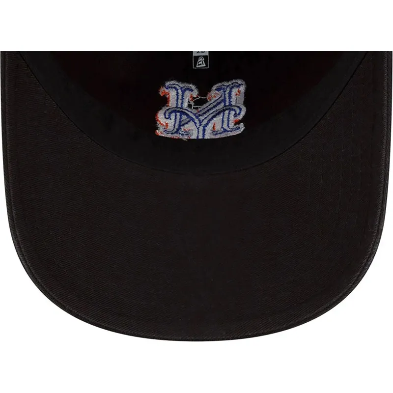 petten-gebogen-zwart-verstelbaar-9twenty-core-classic-van-new-york-mets-mlb-van-new-era