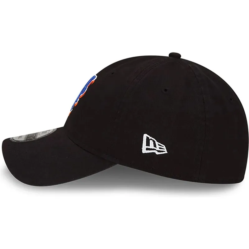 petten-gebogen-zwart-verstelbaar-9twenty-core-classic-van-new-york-mets-mlb-van-new-era