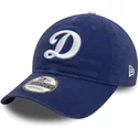 petten-gebogen-blauw-verstelbaar-9twenty-core-classic-van-los-angeles-dodgers-mlb-van-new-era