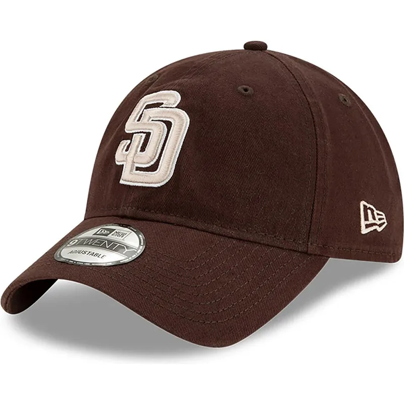 petten-gebogen-bruin-verstelbaar-9twenty-core-classic-van-san-diego-padres-mlb-van-new-era petten-gebogen-bruin-verstelbaar-9twenty-core-classic-van-san-diego-padres-mlb-van-new-era