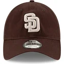 petten-gebogen-bruin-verstelbaar-9twenty-core-classic-van-san-diego-padres-mlb-van-new-era
