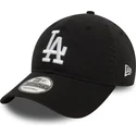 petten-gebogen-zwart-verstelbaar-9twenty-washed-van-los-angeles-dodgers-mlb-van-new-era