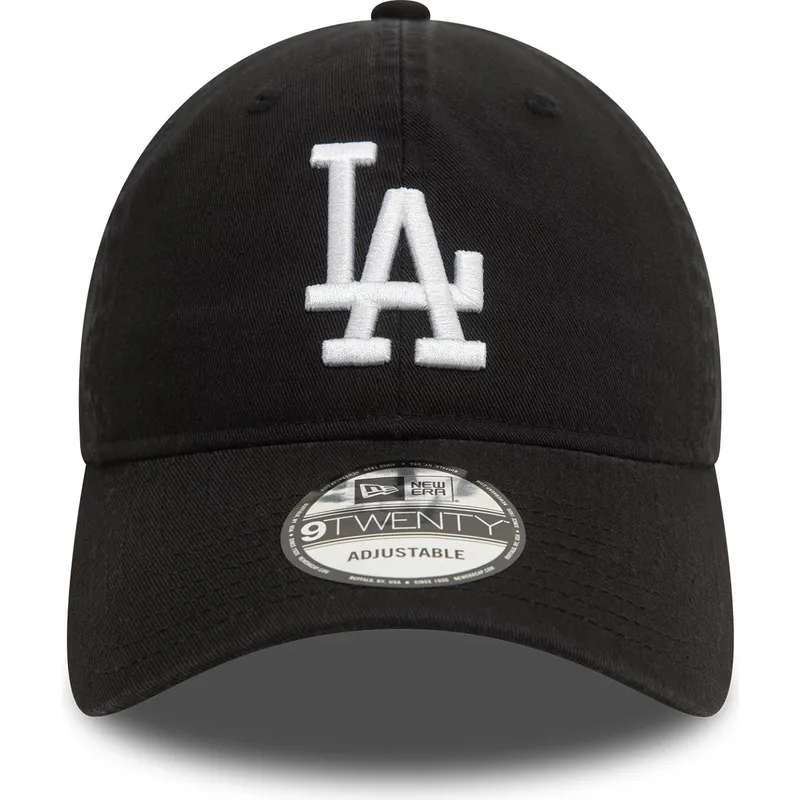 petten-gebogen-zwart-verstelbaar-9twenty-washed-van-los-angeles-dodgers-mlb-van-new-era