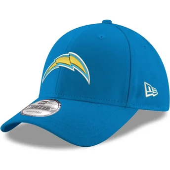 Petten gebogen blauw verstelbaar 9FORTY The League van Los Angeles Chargers MLB van New Era