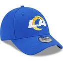 petten-gebogen-blauw-verstelbaar-voor-kinderen-9forty-the-league-van-los-angeles-rams-nfl-van-new-era