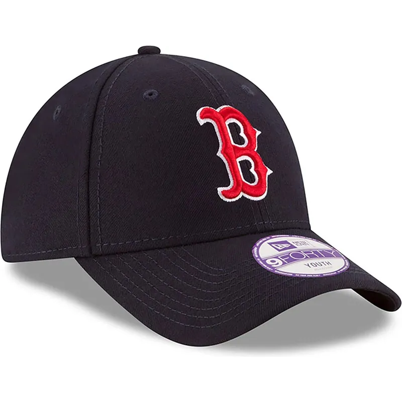 petten-gebogen-marineblauw-verstelbaar-voor-kinderen-9forty-the-league-van-boston-red-sox-mlb-van-new-era petten-gebogen-marineblauw-verstelbaar-voor-kinderen-9forty-the-league-van-boston-red-sox-mlb-van-new-era