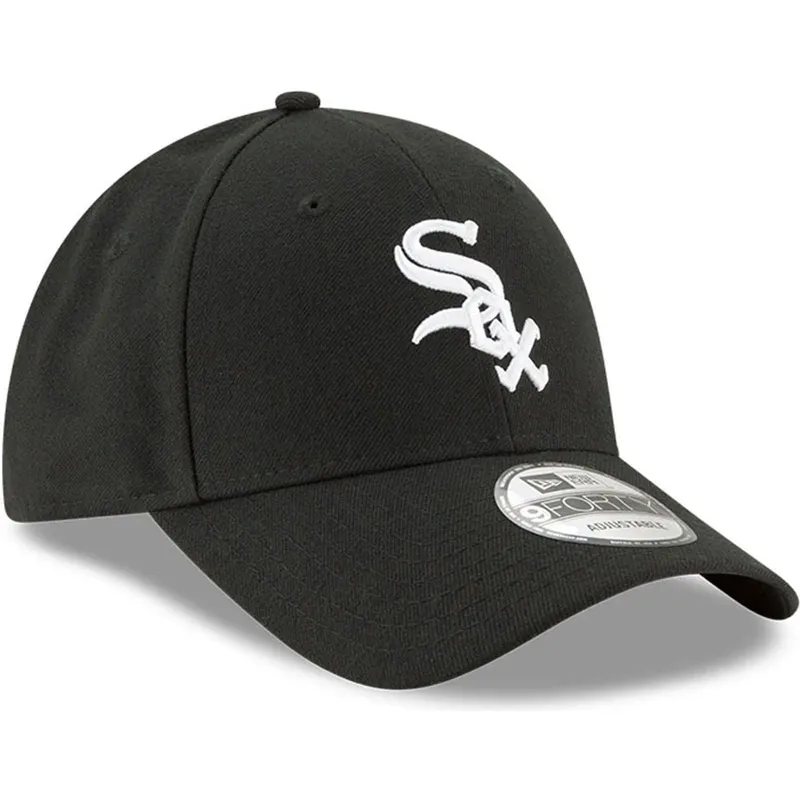 petten-gebogen-zwart-verstelbaar-voor-kinderen-9forty-the-league-van-chicago-white-sox-mlb-van-new-era