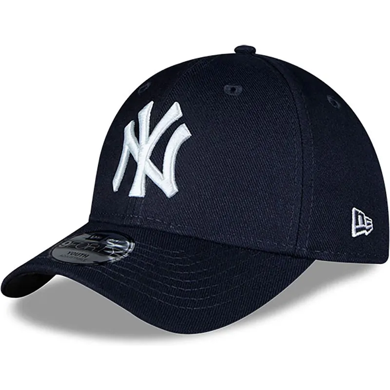 petten-gebogen-marineblauw-verstelbaar-voor-kinderen-9forty-the-league-van-new-york-yankees-mlb-van-new-era