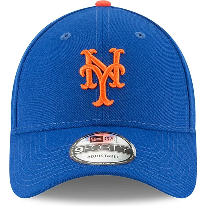 petten-gebogen-blauw-verstelbaar-voor-kinderen-9forty-the-league-van-new-york-mets-mlb-van-new-era