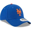 petten-gebogen-blauw-verstelbaar-voor-kinderen-9forty-the-league-van-new-york-mets-mlb-van-new-era