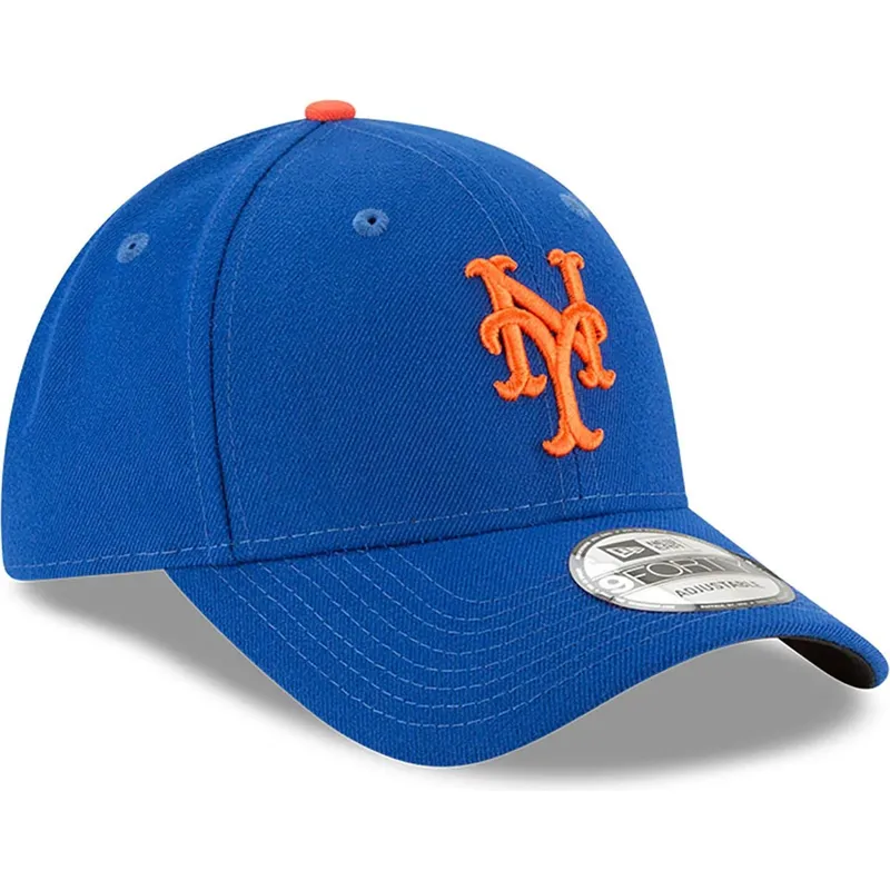petten-gebogen-blauw-verstelbaar-voor-kinderen-9forty-the-league-van-new-york-mets-mlb-van-new-era