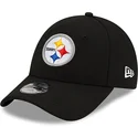petten-gebogen-zwart-verstelbaar-voor-kinderen-9forty-the-league-van-pittsburgh-steelers-nfl-van-new-era