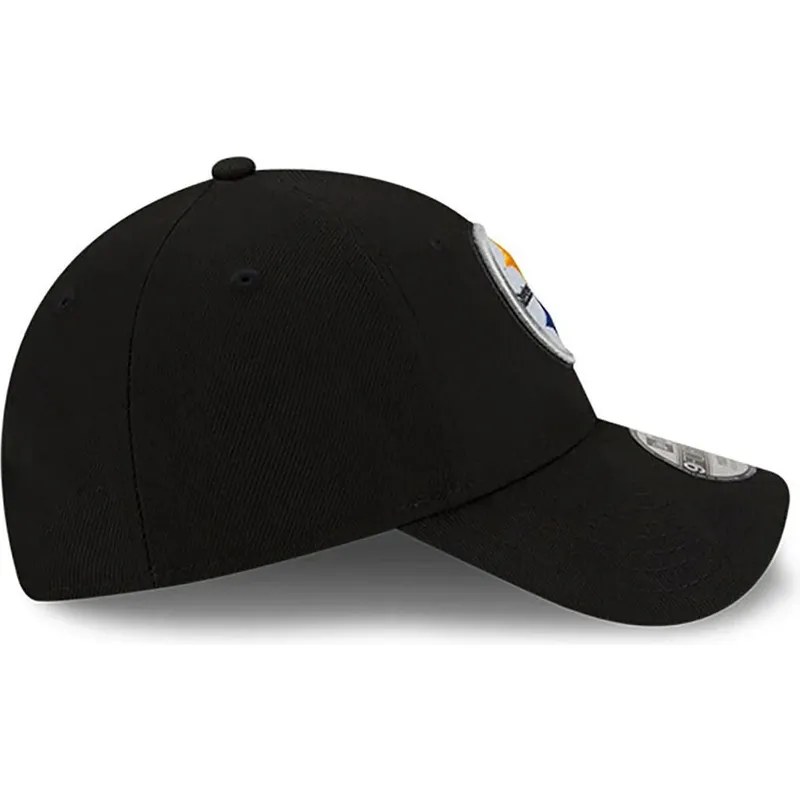 petten-gebogen-zwart-verstelbaar-voor-kinderen-9forty-the-league-van-pittsburgh-steelers-nfl-van-new-era