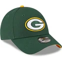 petten-gebogen-groen-verstelbaar-voor-kinderen-9forty-the-league-van-green-bay-packers-nfl-van-new-era