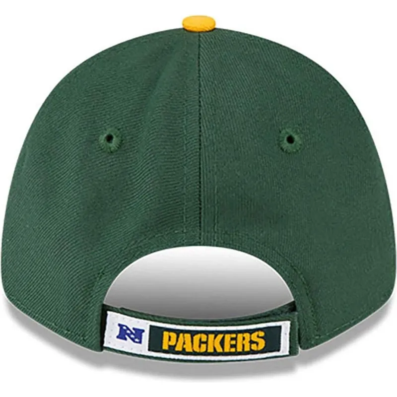 petten-gebogen-groen-verstelbaar-voor-kinderen-9forty-the-league-van-green-bay-packers-nfl-van-new-era