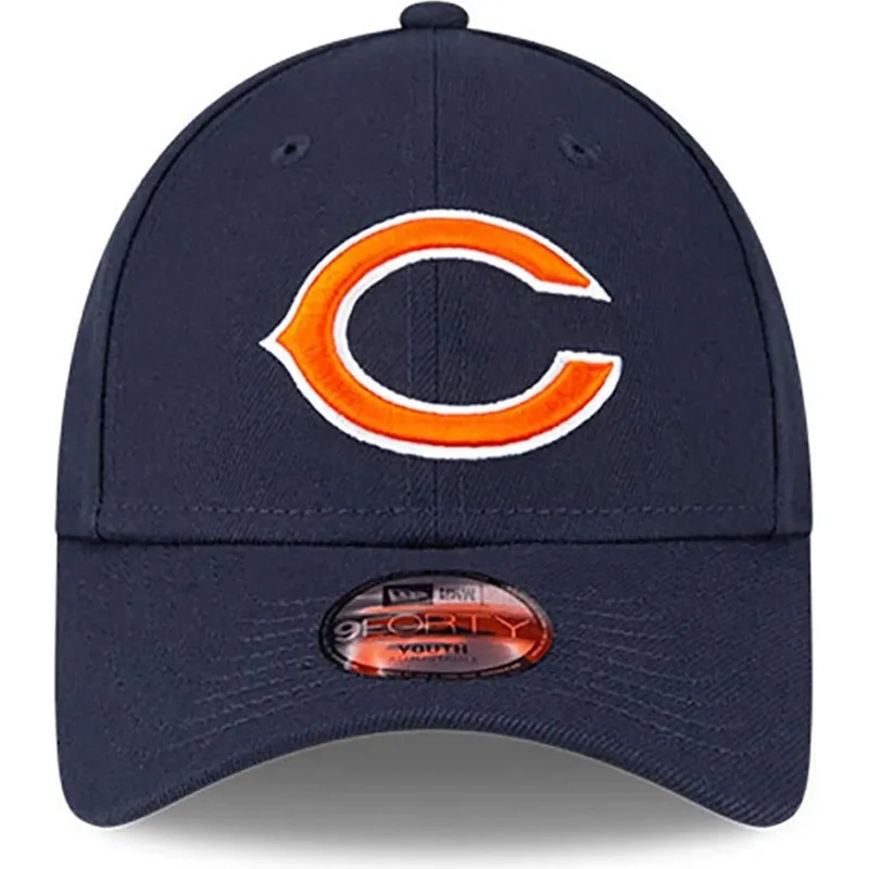 petten-gebogen-marineblauw-verstelbaar-voor-kinderen-9forty-the-league-van-chicago-bears-nfl-van-new-era