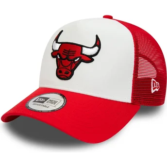 Petten gebogen meerkleurig snapback A Frame Team Colour van Chicago Bulls NBA van New Era
