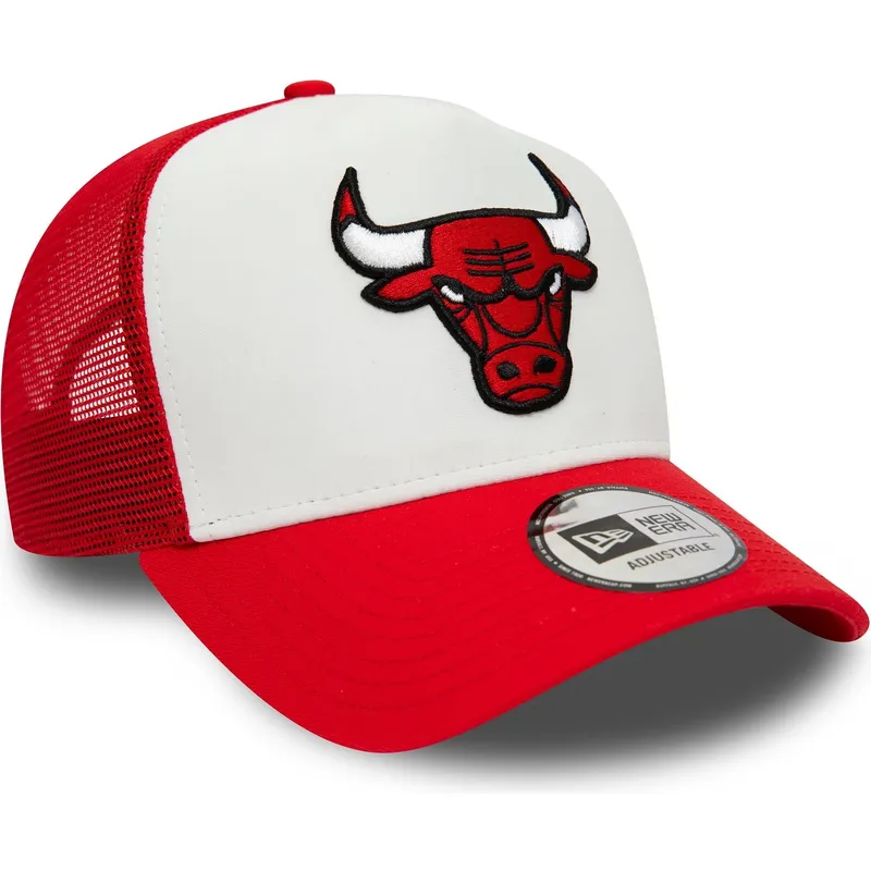 petten-gebogen-meerkleurig-snapback-a-frame-team-colour-van-chicago-bulls-nba-van-new-era