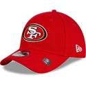 petten-gebogen-rood-verstelbaar-9forty-the-league-team-colour-van-san-francisco-49ers-nfl-van-new-era