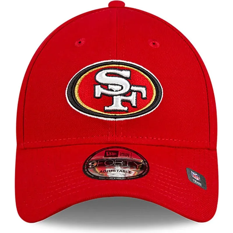 petten-gebogen-rood-verstelbaar-9forty-the-league-team-colour-van-san-francisco-49ers-nfl-van-new-era