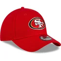 petten-gebogen-rood-verstelbaar-9forty-the-league-team-colour-van-san-francisco-49ers-nfl-van-new-era