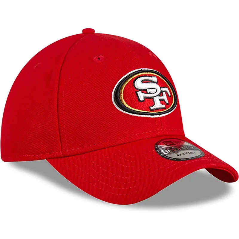 petten-gebogen-rood-verstelbaar-9forty-the-league-team-colour-van-san-francisco-49ers-nfl-van-new-era