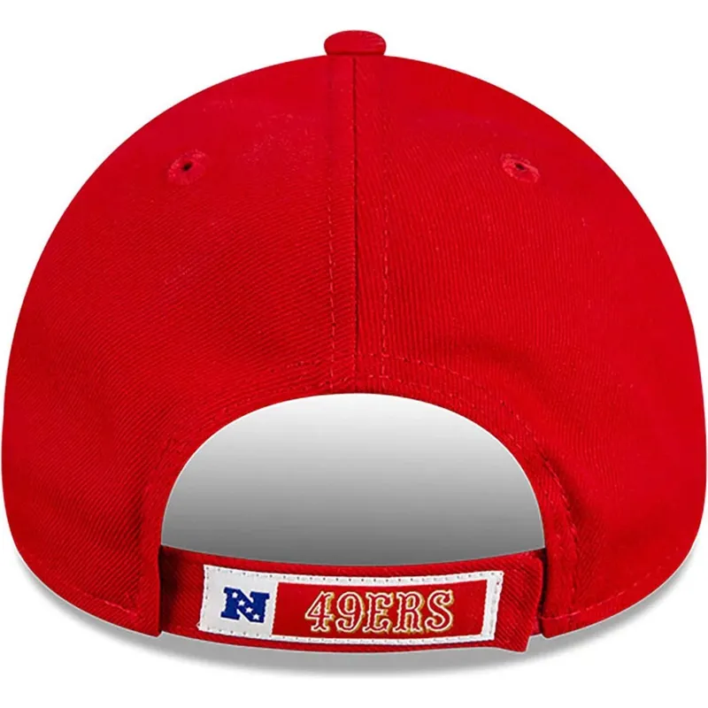 petten-gebogen-rood-verstelbaar-9forty-the-league-team-colour-van-san-francisco-49ers-nfl-van-new-era