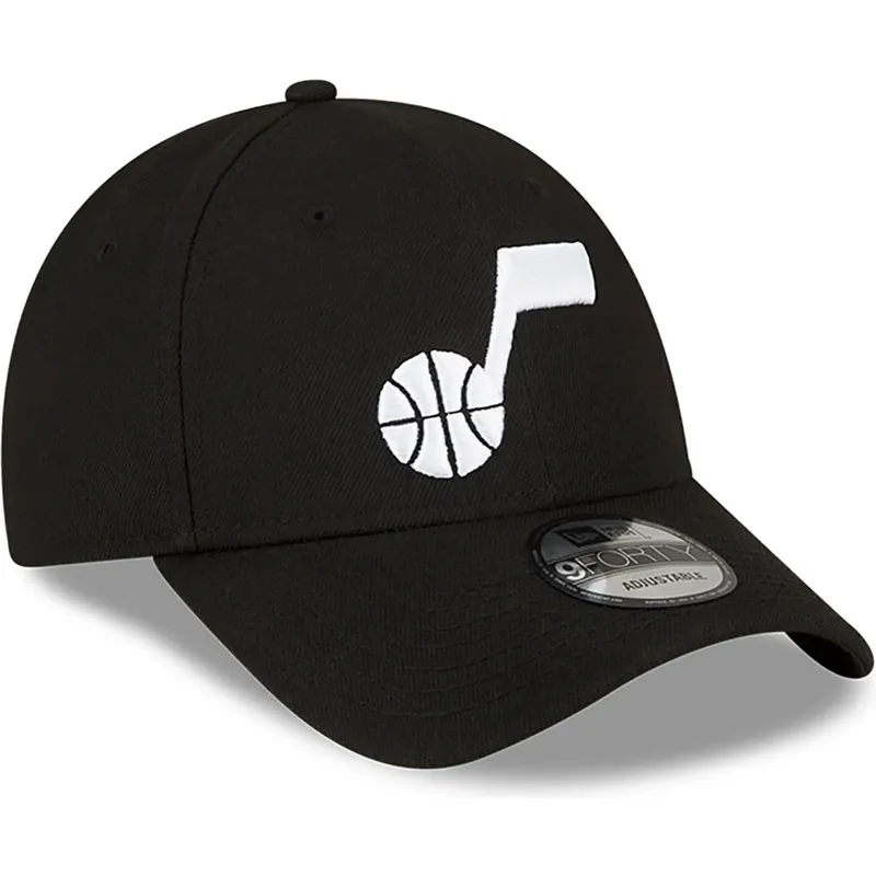 petten-gebogen-zwart-verstelbaar-9forty-the-league-van-utah-jazz-nba-van-new-era petten-gebogen-zwart-verstelbaar-9forty-the-league-van-utah-jazz-nba-van-new-era