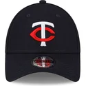 petten-gebogen-marineblauw-verstelbaar-9forty-the-league-van-minnesota-twins-mlb-van-new-era