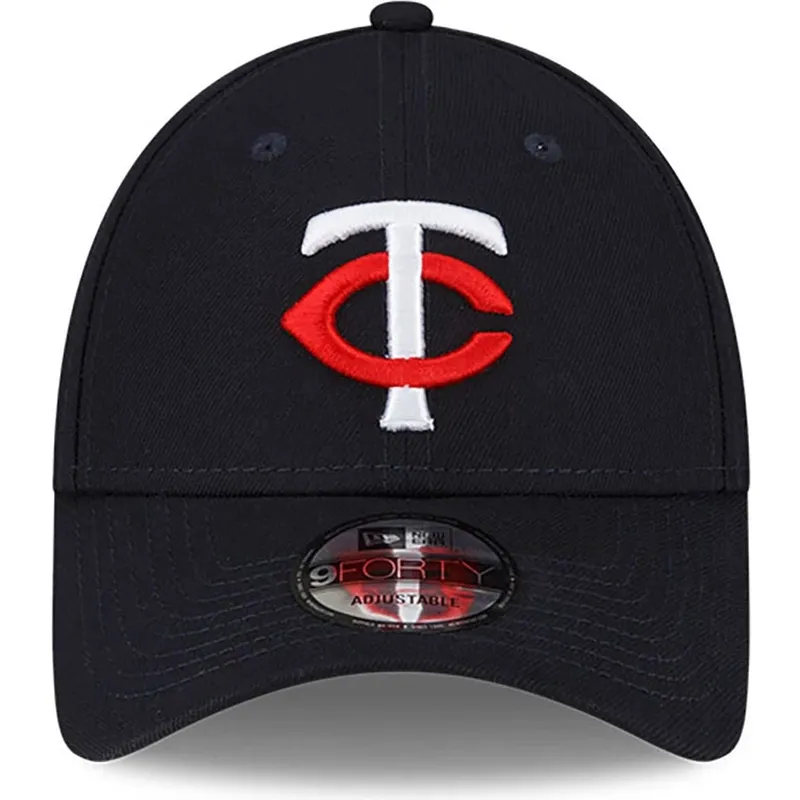 petten-gebogen-marineblauw-verstelbaar-9forty-the-league-van-minnesota-twins-mlb-van-new-era