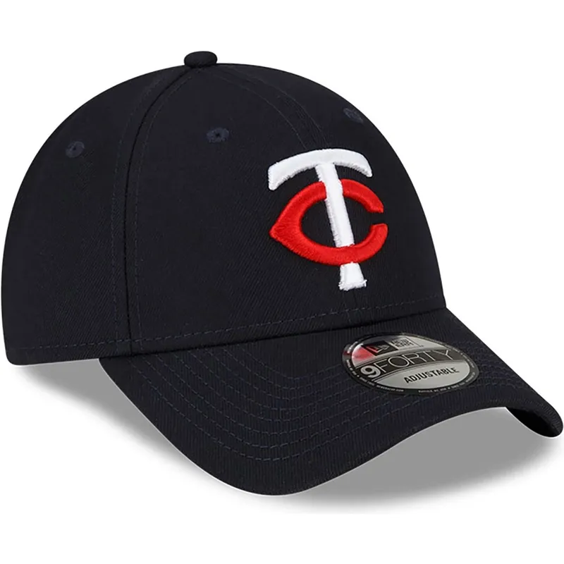 petten-gebogen-marineblauw-verstelbaar-9forty-the-league-van-minnesota-twins-mlb-van-new-era