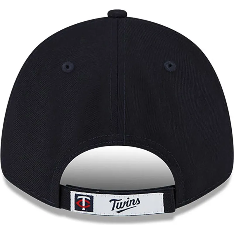 petten-gebogen-marineblauw-verstelbaar-9forty-the-league-van-minnesota-twins-mlb-van-new-era