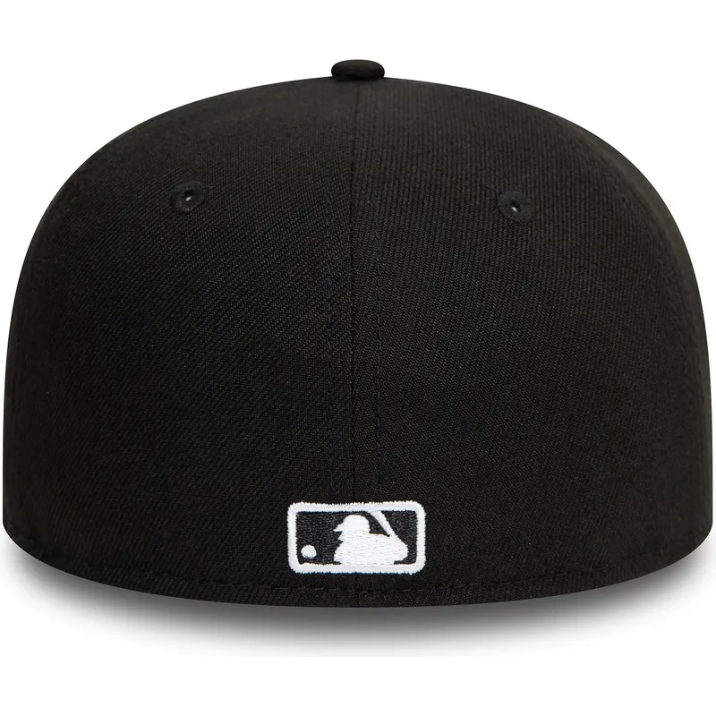 petten-plat-zwart-fitted-voor-kinderen-59fifty-van-new-york-yankees-mlb-van-new-era