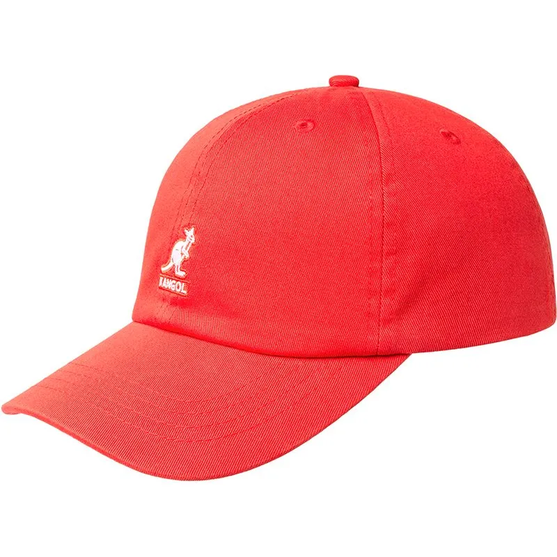 petten-gebogen-rood-verstelbaar-washed-baseball-cherry-glow-van-kangol petten-gebogen-rood-verstelbaar-washed-baseball-cherry-glow-van-kangol