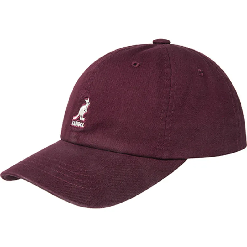 petten-gebogen-rood-verstelbaar-washed-baseball-cordovan-van-kangol petten-gebogen-rood-verstelbaar-washed-baseball-cordovan-van-kangol