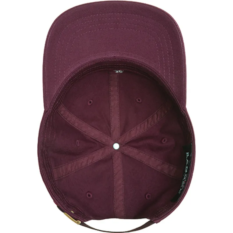 petten-gebogen-rood-verstelbaar-washed-baseball-cordovan-van-kangol petten-gebogen-rood-verstelbaar-washed-baseball-cordovan-van-kangol