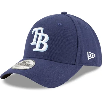 petten-gebogen-marineblauw-verstelbaar-9forty-the-league-van-tampa-bay-rays-mlb-van-new-era