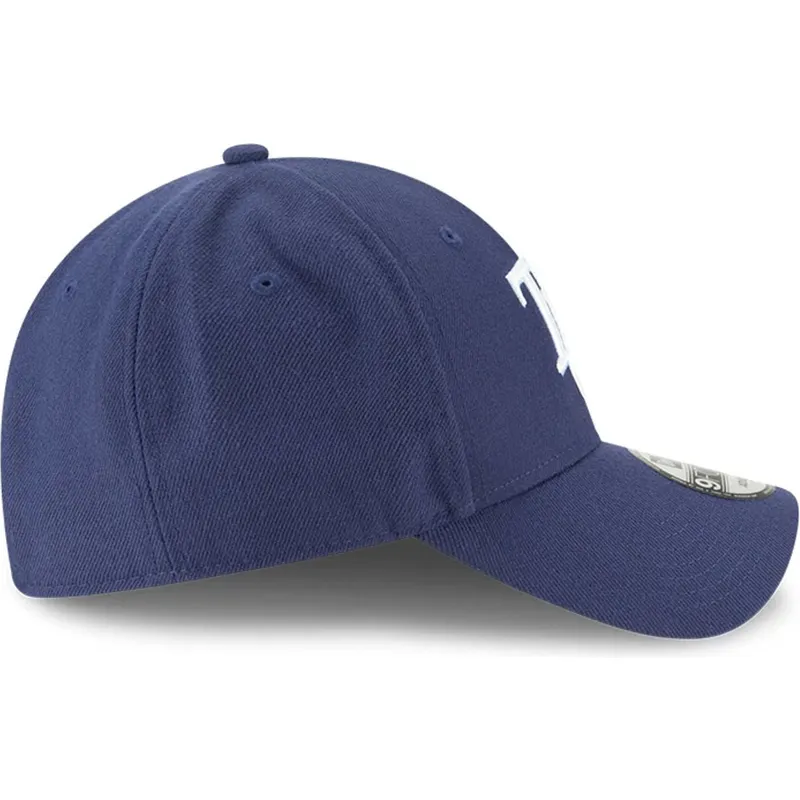 petten-gebogen-marineblauw-verstelbaar-9forty-the-league-van-tampa-bay-rays-mlb-van-new-era